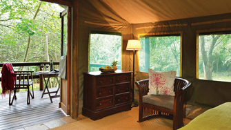 Falaza Game Park luxury tented accommodation KwaZulu-Natal Hluhluwe iMfolozi Game Reserve