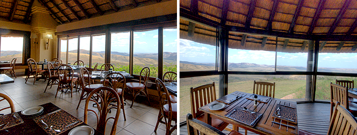 La Carte Restaurant View Hilltop Camp Accommodation Booking Hluhluwe iMfolozi uMfolozi Game Reserve Game Park KwaZulu-Natal South Africa