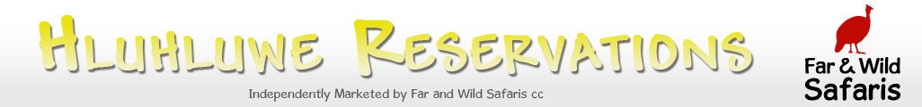 Accommodation bookings,Far and Wild Safaris, Hluhluwe,Imfolozi,Reservations,KwaZulu-Natal,Private Lodge safari reservations