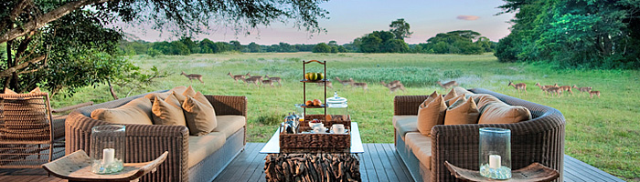 Phinda Vlei Lodge Main Lodge Deck Phinda Private Game Reserve