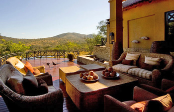 Private Deck view at Thanda Private Villa iZulu Exclusive Use Thanda Private Game Reserve Accommodation Bookings