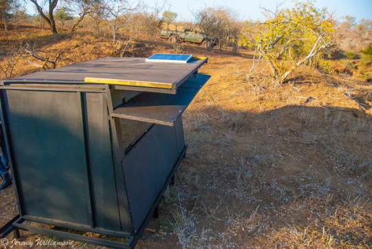 Mobile Bee-eater Hide - Zimanga Private Game Reserve