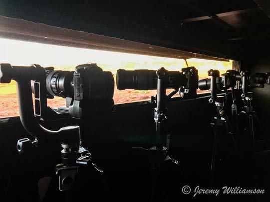 Inside Scavengers Hill Hide - Zimanga Private Game Reserve